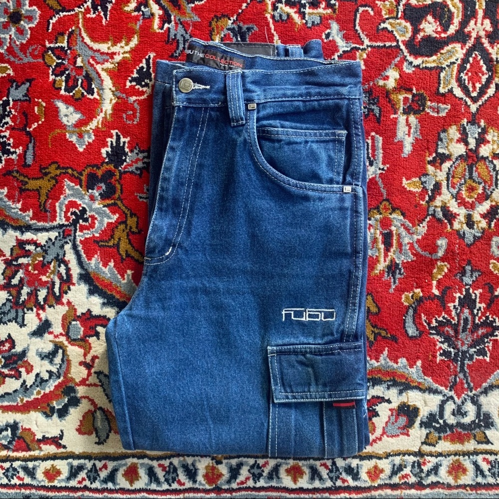 💰Y2K FUBU Cargo Jeans
